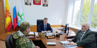 В администрации округа прошла очередная встреча с участником СВО. - Чебоксарский район